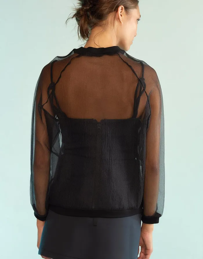A Breeze Pullover 8211 Black Women Cynthia Rowley Tops