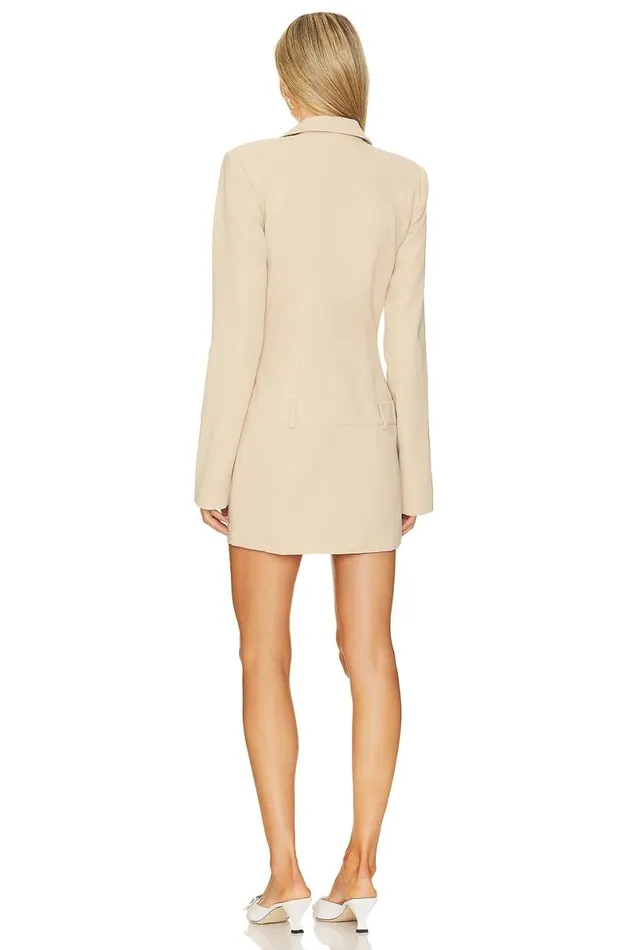 Abbey Mini Dress Nude Neutral Women Lovers and Friends Dresses