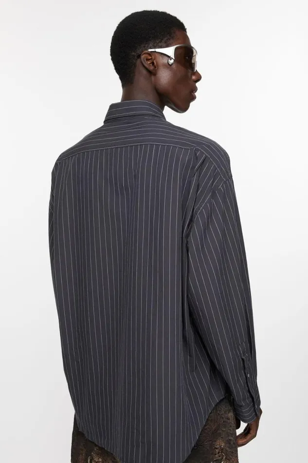Acne Studios Buttonup Shirt Blackwhite Man Shirts