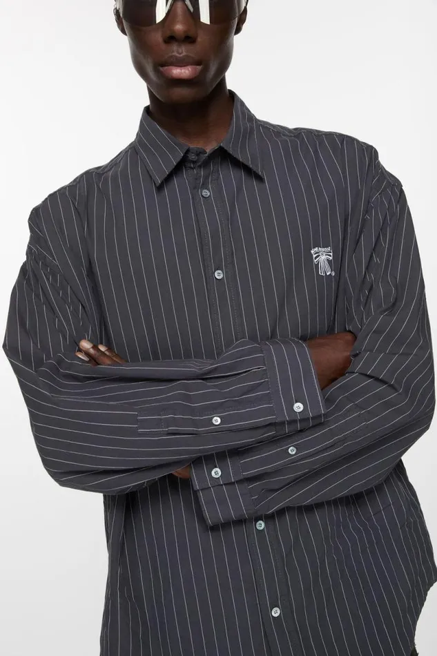 Acne Studios Buttonup Shirt Blackwhite Man Shirts