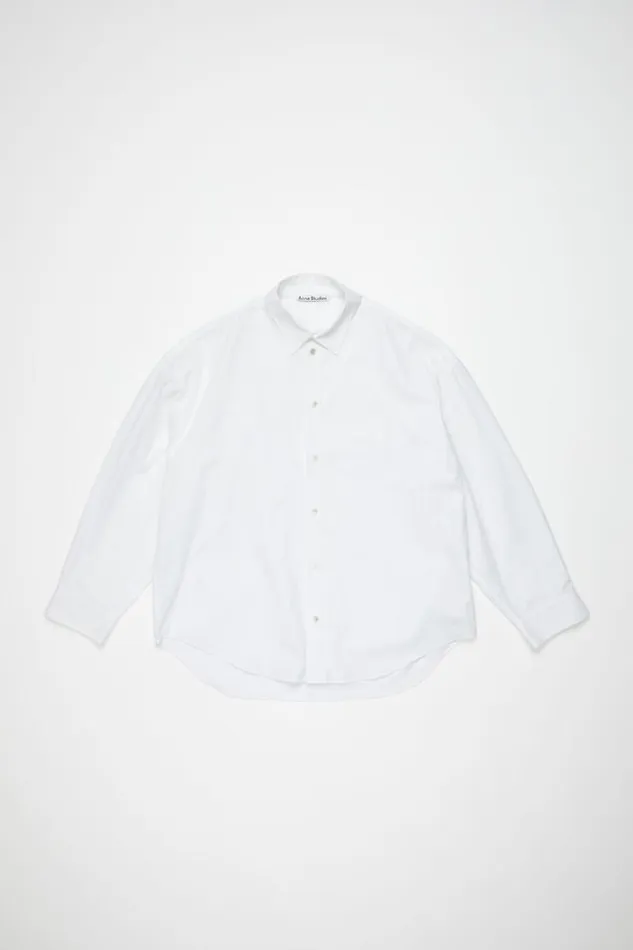Acne Studios Buttonup Shirt White Man Shirts