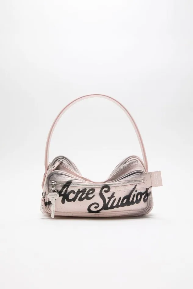 Acne Studios Camero Small Shoulder Bag Pale Pink Man Bags