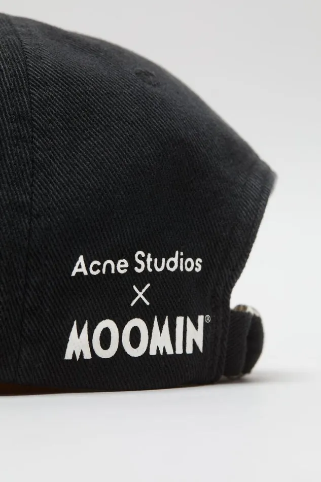 Acne Studios Cap Acne Studios X Moomin Black Man Hats