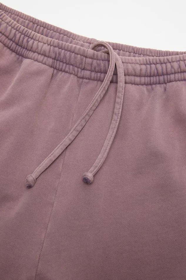 Acne Studios Cotton Sweatpants Plum Purple Woman Trousers