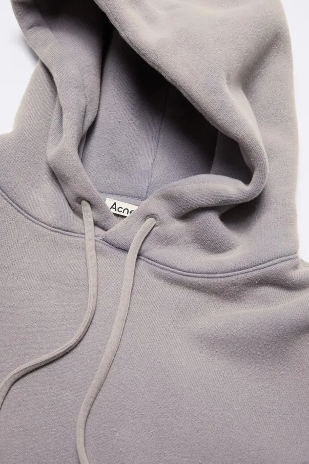 Acne Studios Hooded Sweater Logo Patch Dusty Purple Woman Sweatshirts