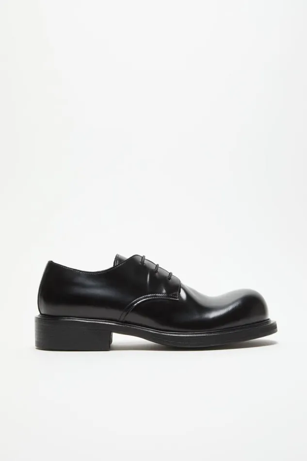 Acne Studios Laceup Leather Shoes Black Man Shoes
