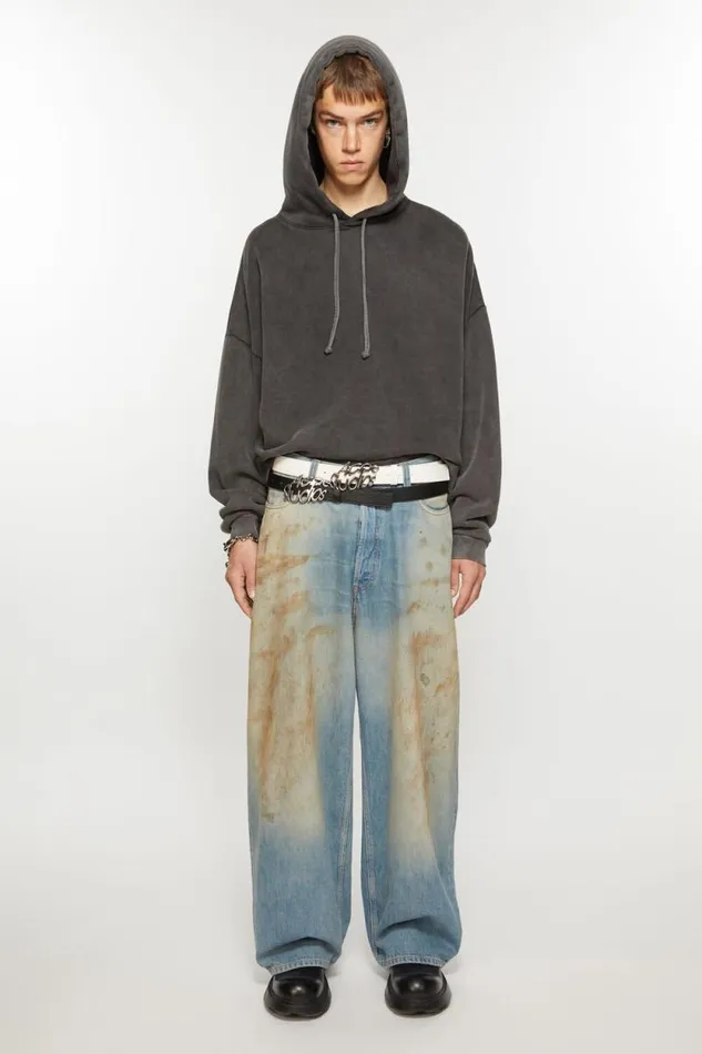 Acne Studios Leather Laceup Shoes Black Man Shoes