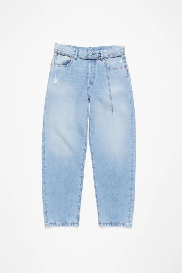 Acne Studios Loose Fit Jeans 8211 1991 Toj Light Blue Woman Jeans