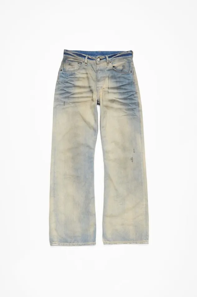 Acne Studios Loose Fit Jeans 8211 2021F Light Blue Woman Jeans