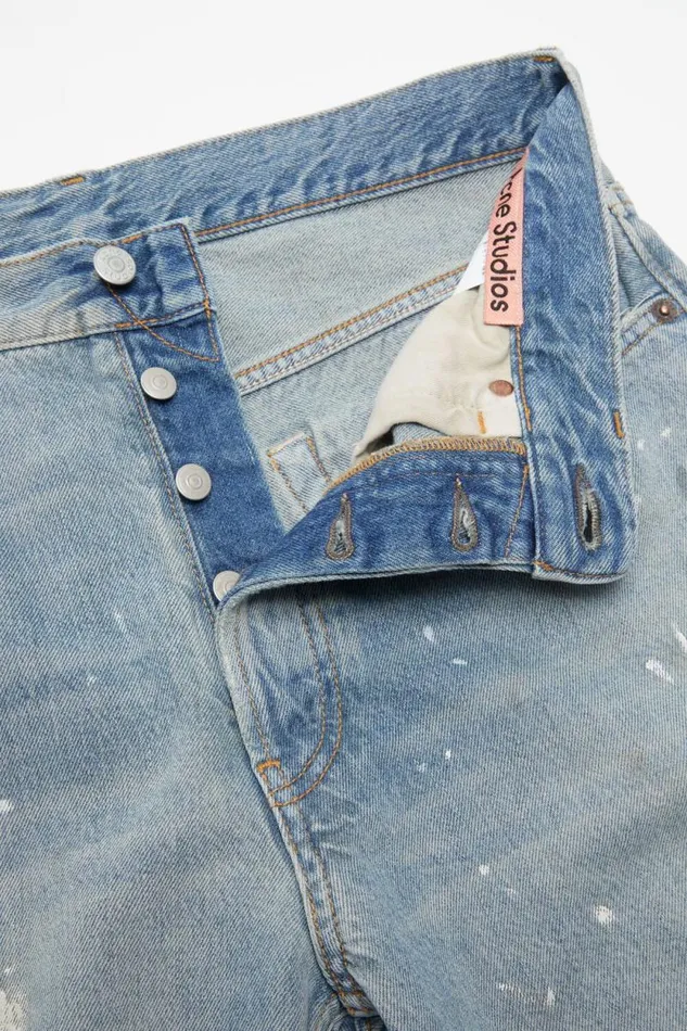 Acne Studios Loose Fit Jeans 8211 2021M Light Blue Man Jeans