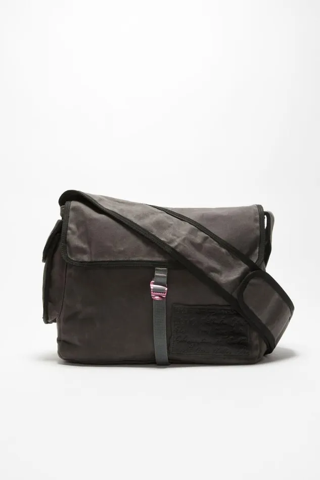 Acne Studios Messenger Bag Greyblack Woman Bags