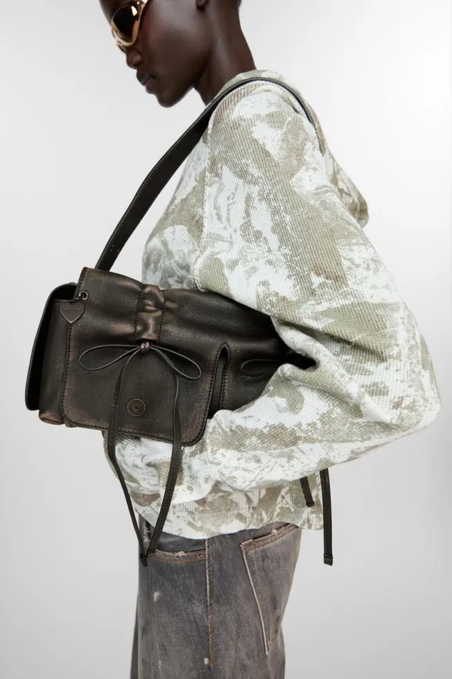 Acne Studios Multipocket Bag Dark Brownbeige Woman Bags