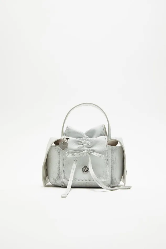 Acne Studios Multipocket Mini Bag Whitegrey Woman Bags