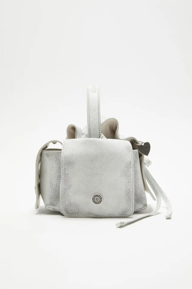 Acne Studios Multipocket Mini Bag Whitegrey Woman Bags