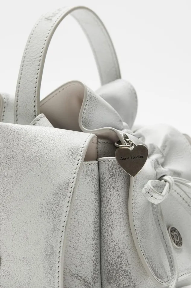 Acne Studios Multipocket Mini Bag Whitegrey Woman Bags