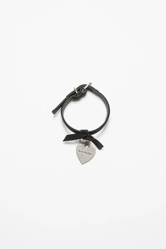 Acne Studios Musubi Charm Bracelet Black Man Jewellery