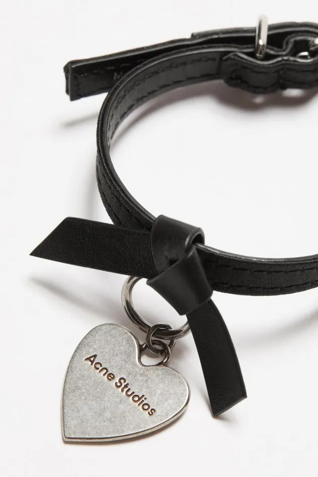 Acne Studios Musubi Charm Bracelet Black Man Jewellery