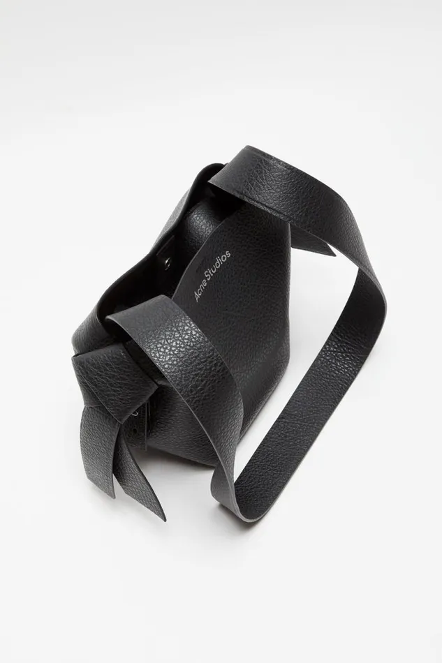Acne Studios Musubi Mini Shoulder Bag Black Man Bags