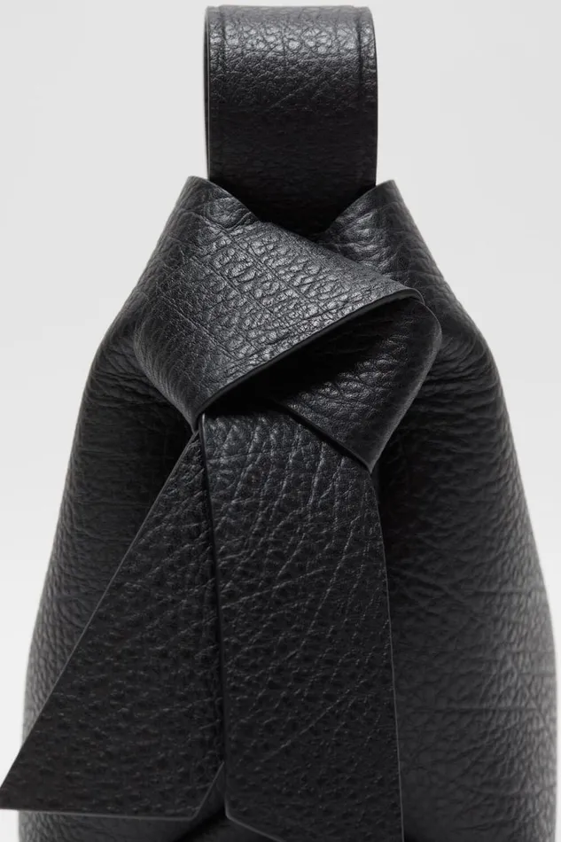 Acne Studios Musubi Mini Shoulder Bag Black Man Bags