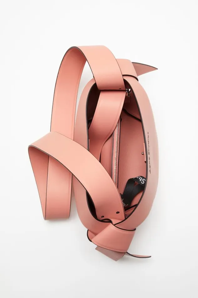 Acne Studios Musubi Mini Shoulder Bag Salmon Pink Woman Bags