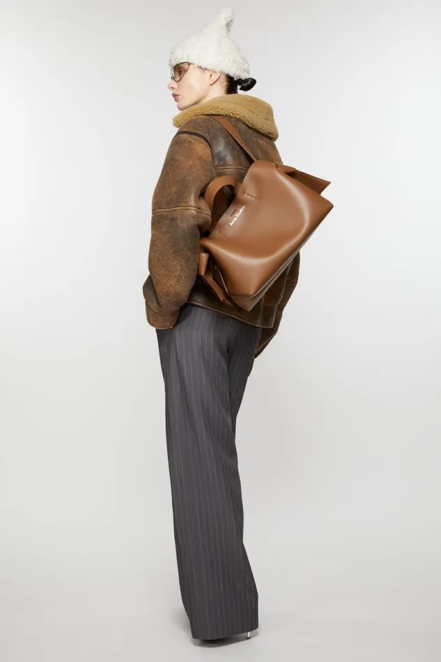 Acne Studios Musubi Tote Camel Brown Woman Bags