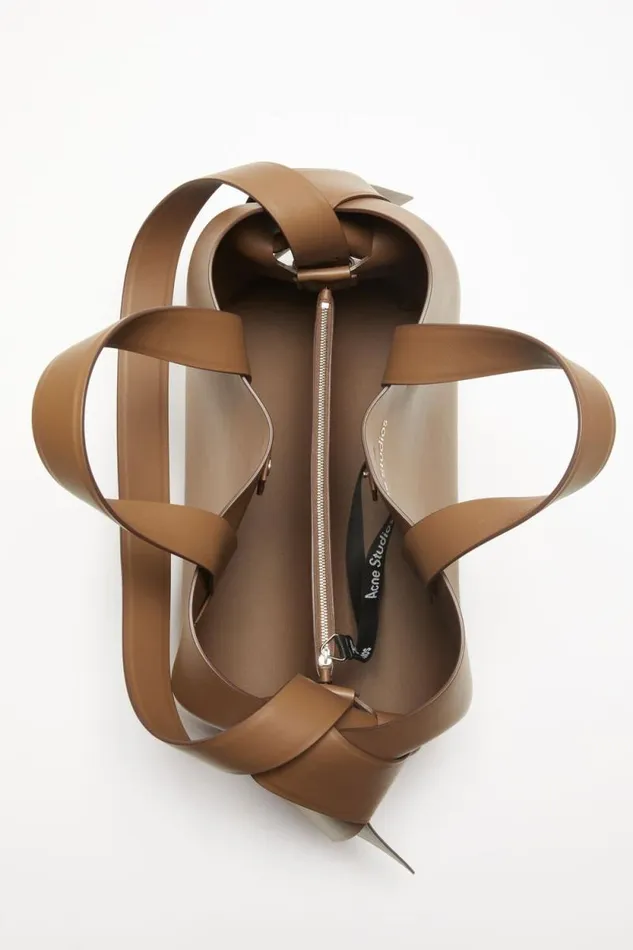 Acne Studios Musubi Tote Camel Brown Woman Bags