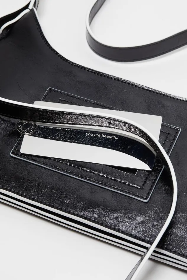 Acne Studios Platt Mini Shoulder Bag Black Man Bags