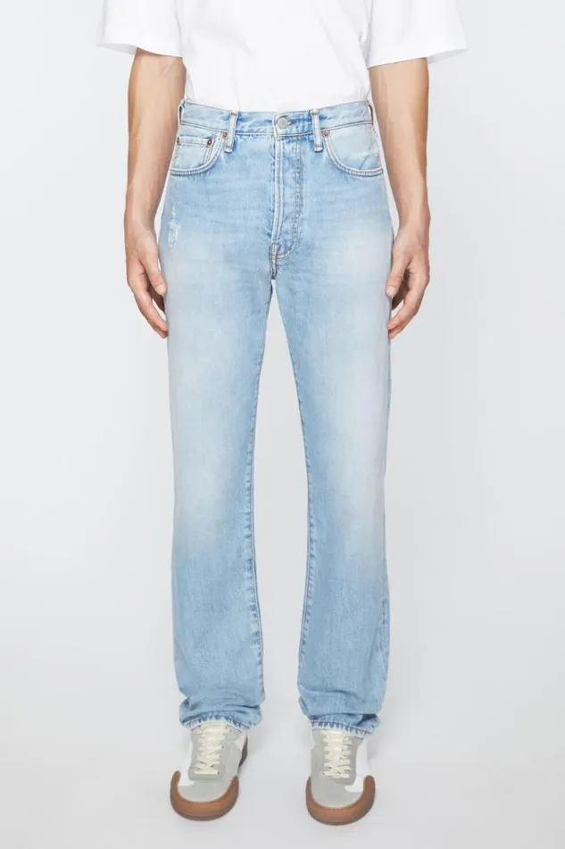 Acne Studios Regular Fit Jeans 1996 Light Blue Man Jeans