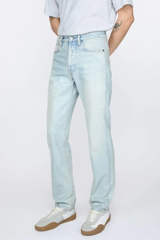 Acne Studios Regular Fit Jeans 1996 Light Blue Man Jeans