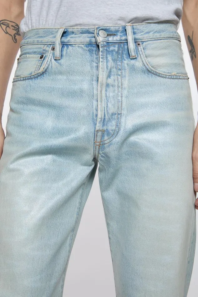 Acne Studios Regular Fit Jeans 1996 Light Blue Man Jeans