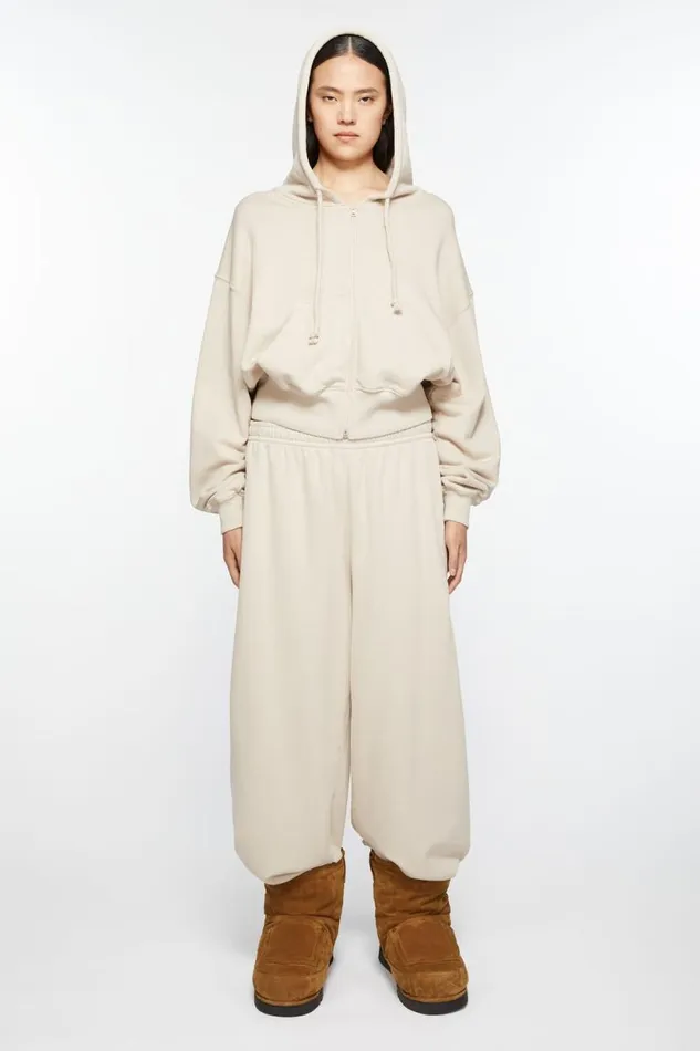 Acne Studios Shearling Leather Boots Tobacco Brown Woman Shoes