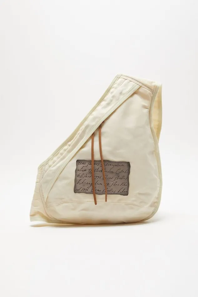 Acne Studios Sling Backpack Cream Beigebeige Man Bags