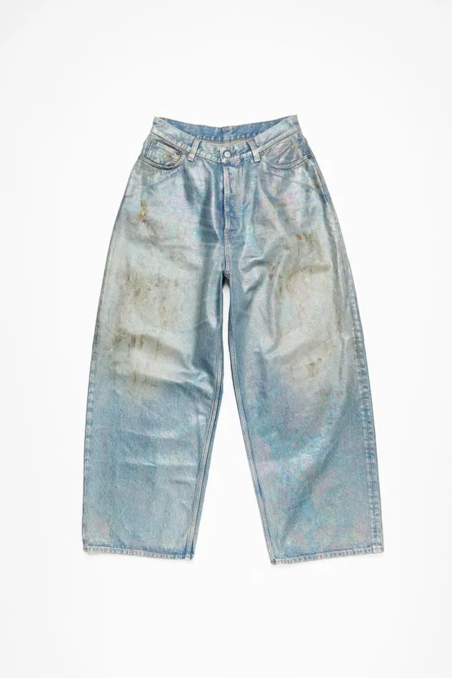 Acne Studios Super Baggy Fit Jeans 8211 2023 Mid Blue Woman Jeans