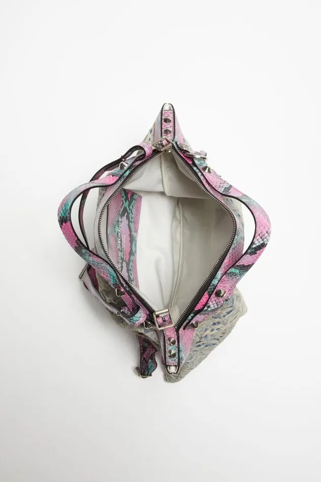 Acne Studios Tote Bag Light Bluepink Man Bags