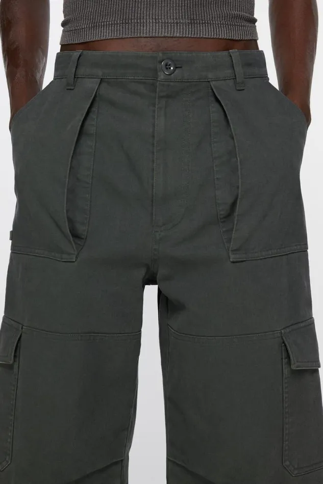 Acne Studios Twill Trousers Dark Grey Man Trousers