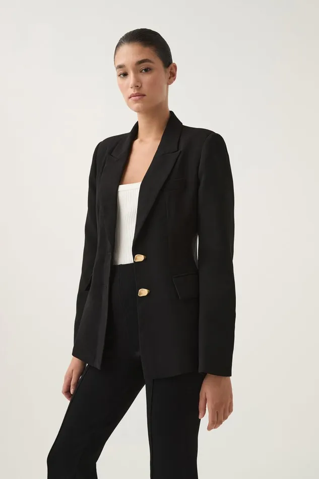 Aje Blazers Jackets and Coats Paragon Structured Jacket Black 8211 Women