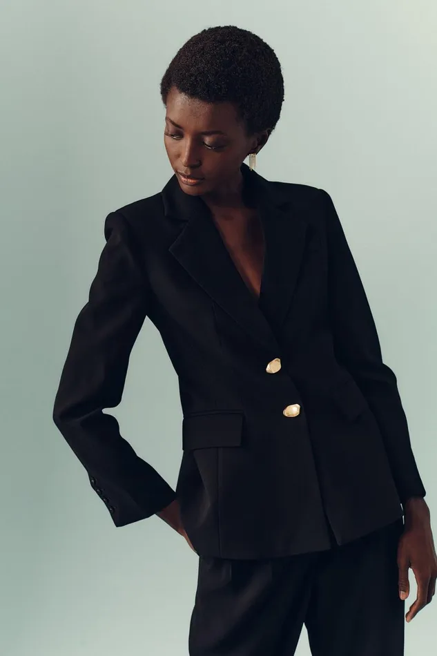 Aje Blazers Jackets and Coats Paragon Structured Jacket Black 8211 Women