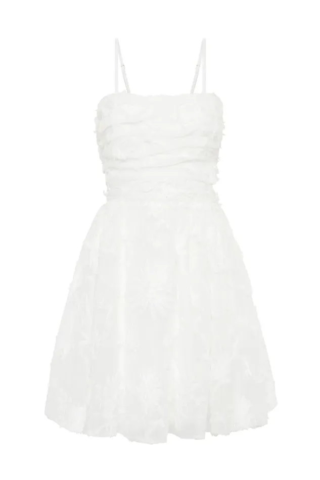 Aje Dresses Evangeline Mini Dress Ivory 8211 Women Aje Dresses Evangeline Mini Dress Ivory 8211 Women