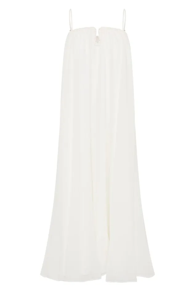 Aje Dresses Filigree Sweetheart Midi Dress Ivory 8211 Women