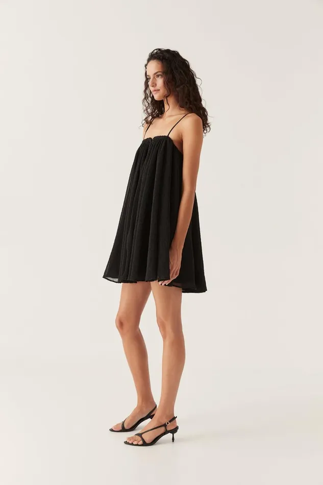 Aje Dresses Filigree Sweetheart Mini Dress Black 8211 Women Aje Dresses Filigree Sweetheart Mini Dress Black 8211 Women