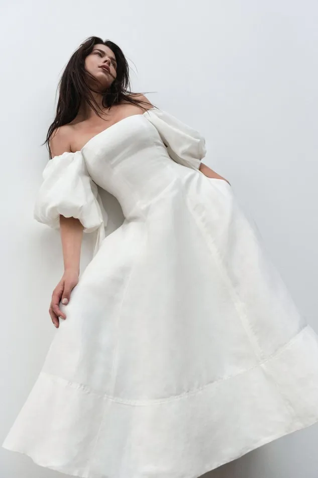 Aje Dresses Incarnation Midi Dress Ivory 8211 Women