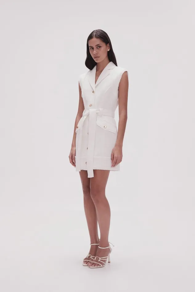 Aje Dresses Isabel Utility Mini Dress Ivory 8211 Women Aje Dresses Isabel Utility Mini Dress Ivory 8211 Women