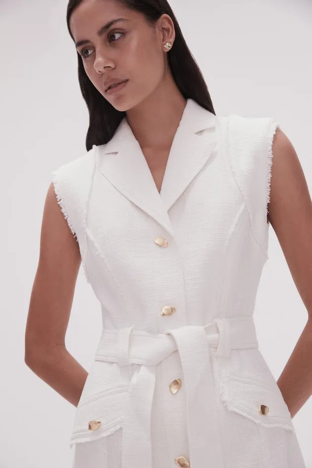 Aje Dresses Isabel Utility Mini Dress Ivory 8211 Women Aje Dresses Isabel Utility Mini Dress Ivory 8211 Women
