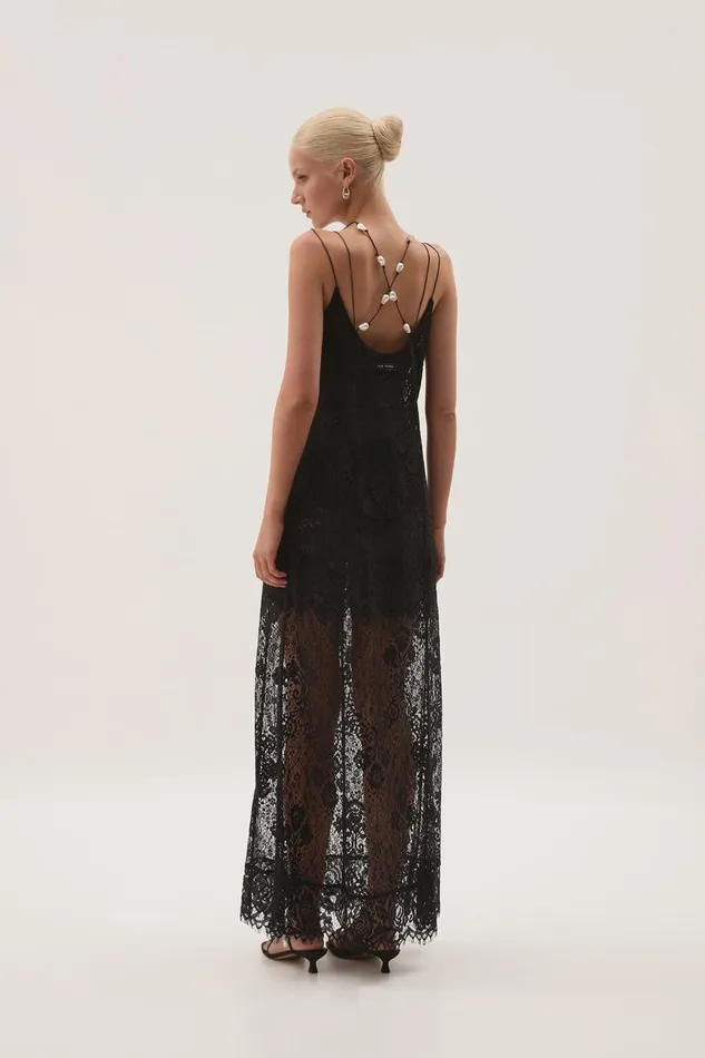 Aje Dresses Pera Maxi Dress Black 8211 Women Aje Dresses Pera Maxi Dress Black 8211 Women