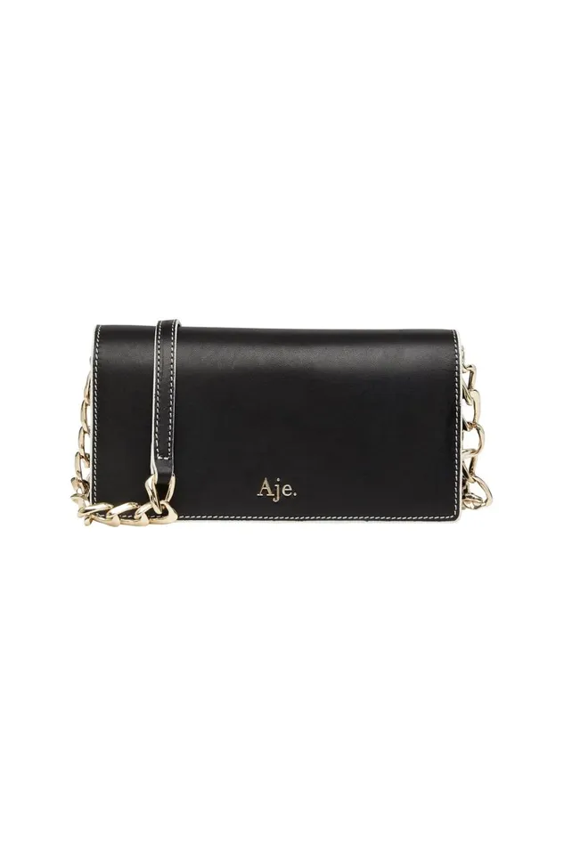 Aje Handbags and Wallets Oasis Chain Clutch Bag Black 8211 Women