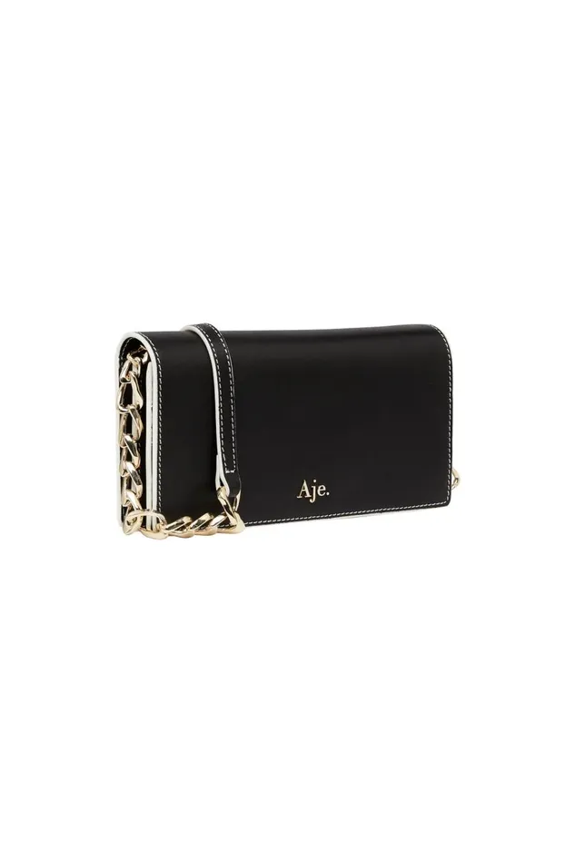 Aje Handbags and Wallets Oasis Chain Clutch Bag Black 8211 Women