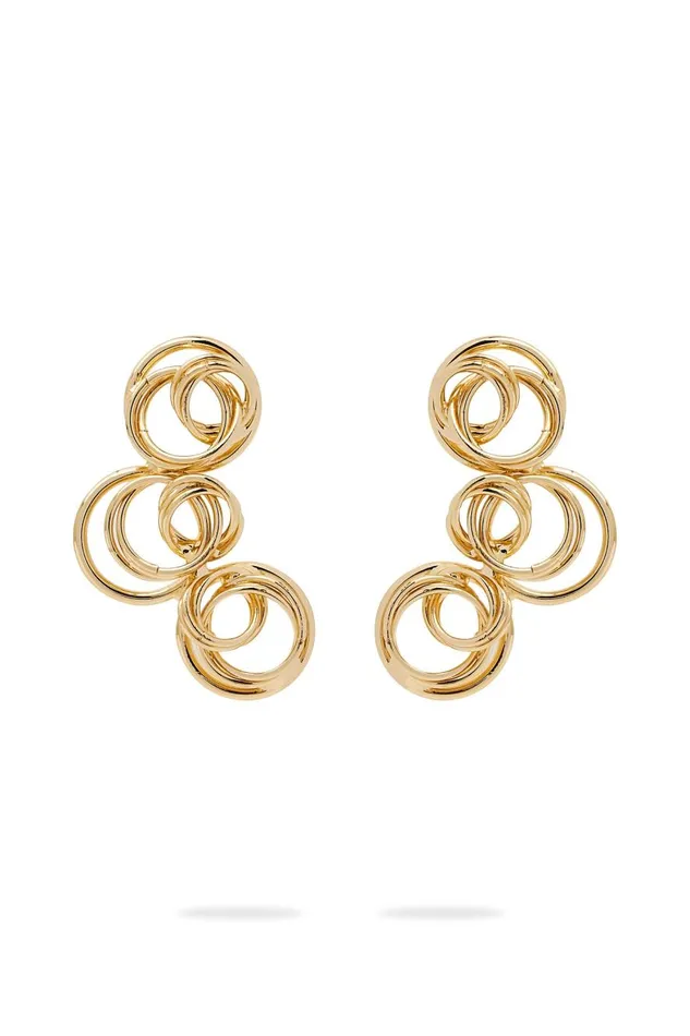 Aje Jewelry Amenita Coil Earring Gold 8211 Women
