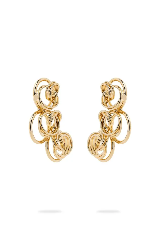 Aje Jewelry Amenita Coil Earring Gold 8211 Women