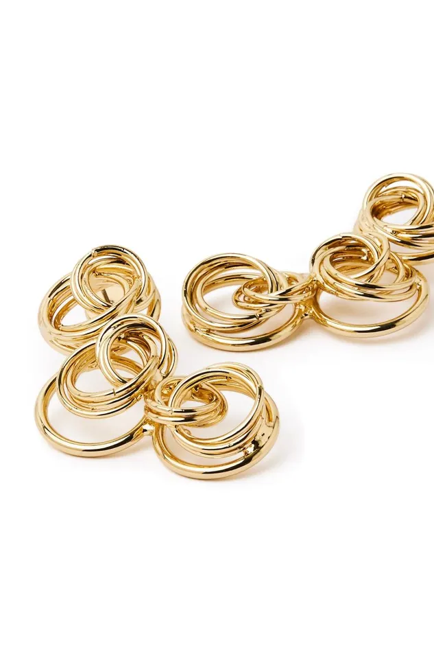 Aje Jewelry Amenita Coil Earring Gold 8211 Women