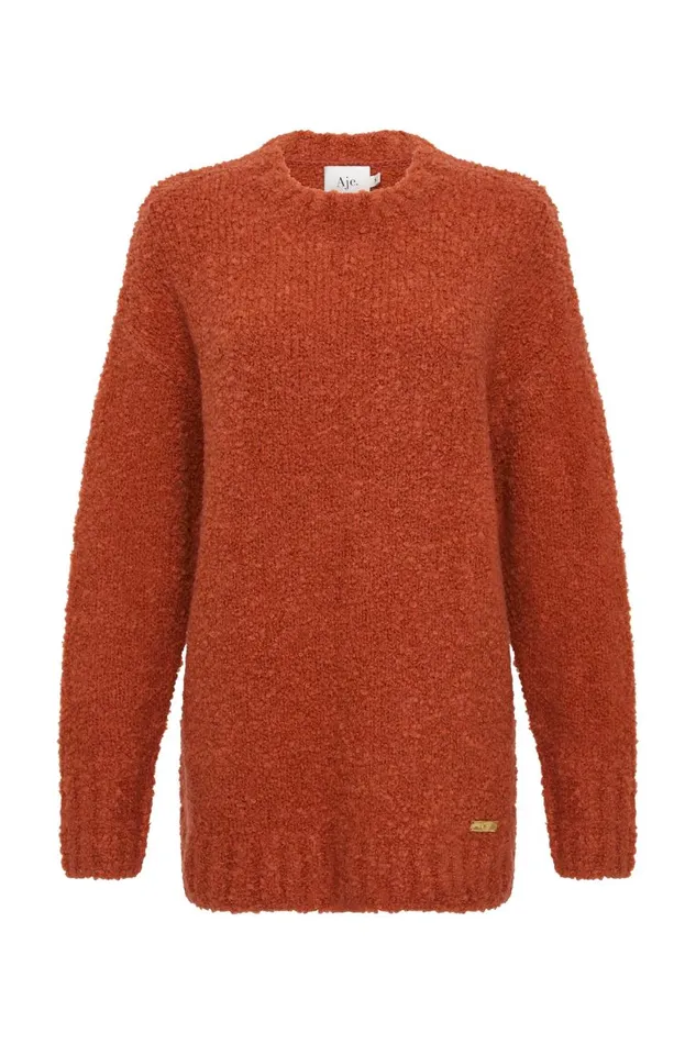 Aje Knitwear and Jumpers Roberta Textural Knit Sienna 8211 Women